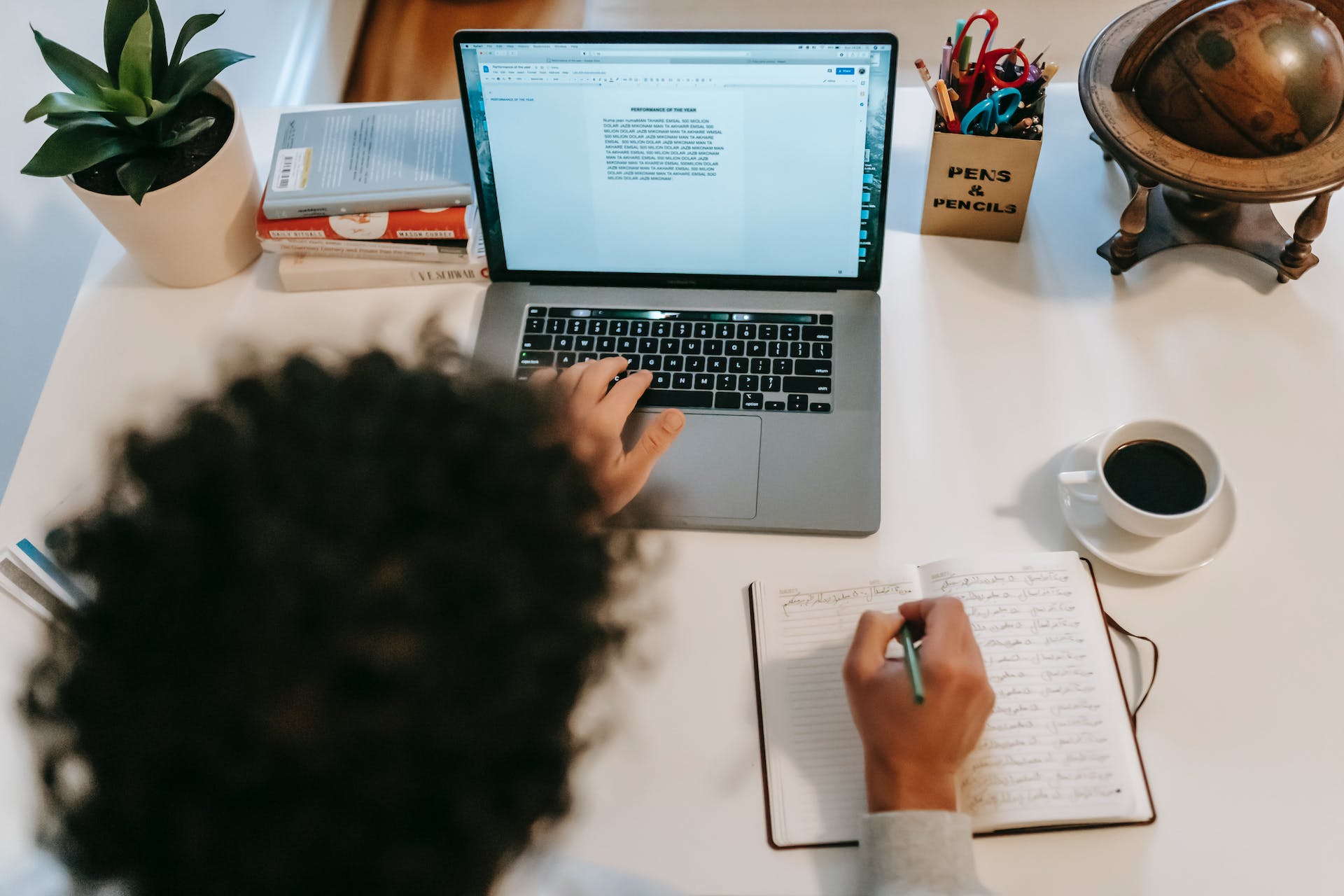 A one-to-one leadership coaching session